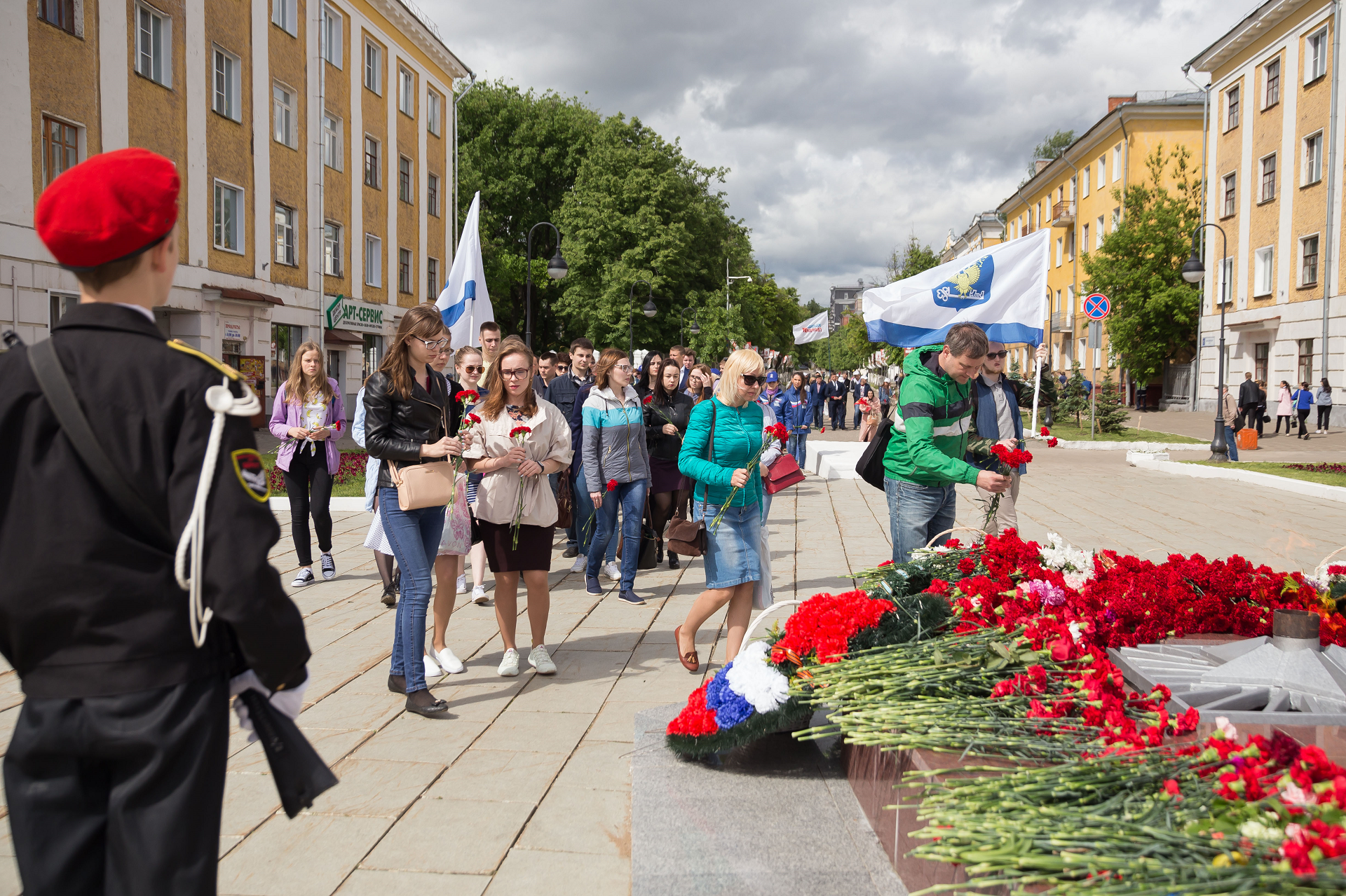 Студенты ВятГУ почтили память воинов, павшив в Великой Отечественной войне