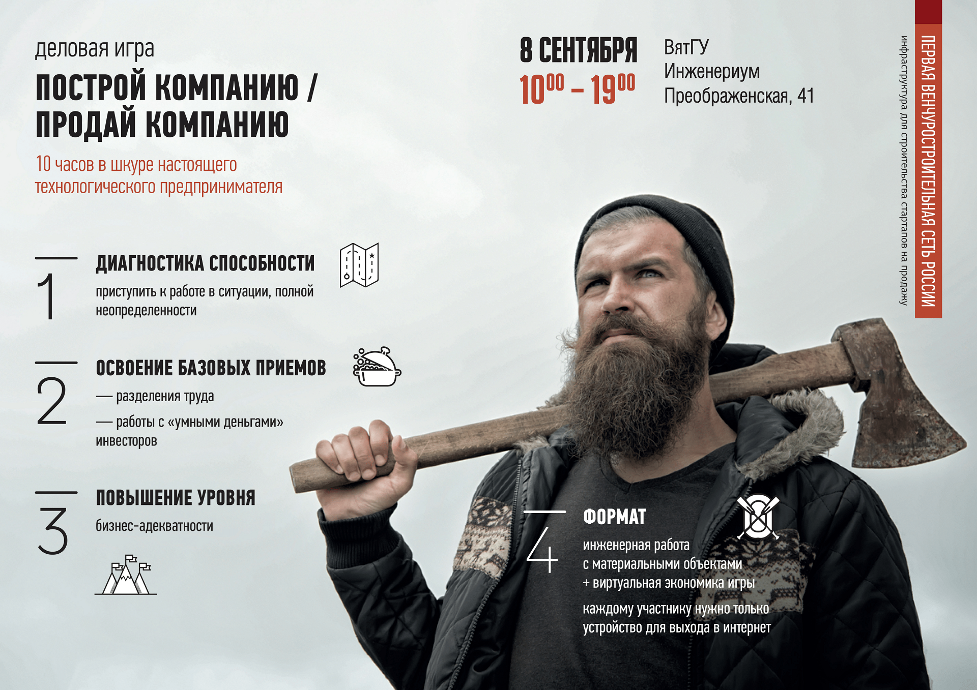 Деловая игра «Построй компанию. Продай компанию» - на площадке ВятГУ Деловая игра «Построй компанию. Продай компанию» - на площадке ВятГУ