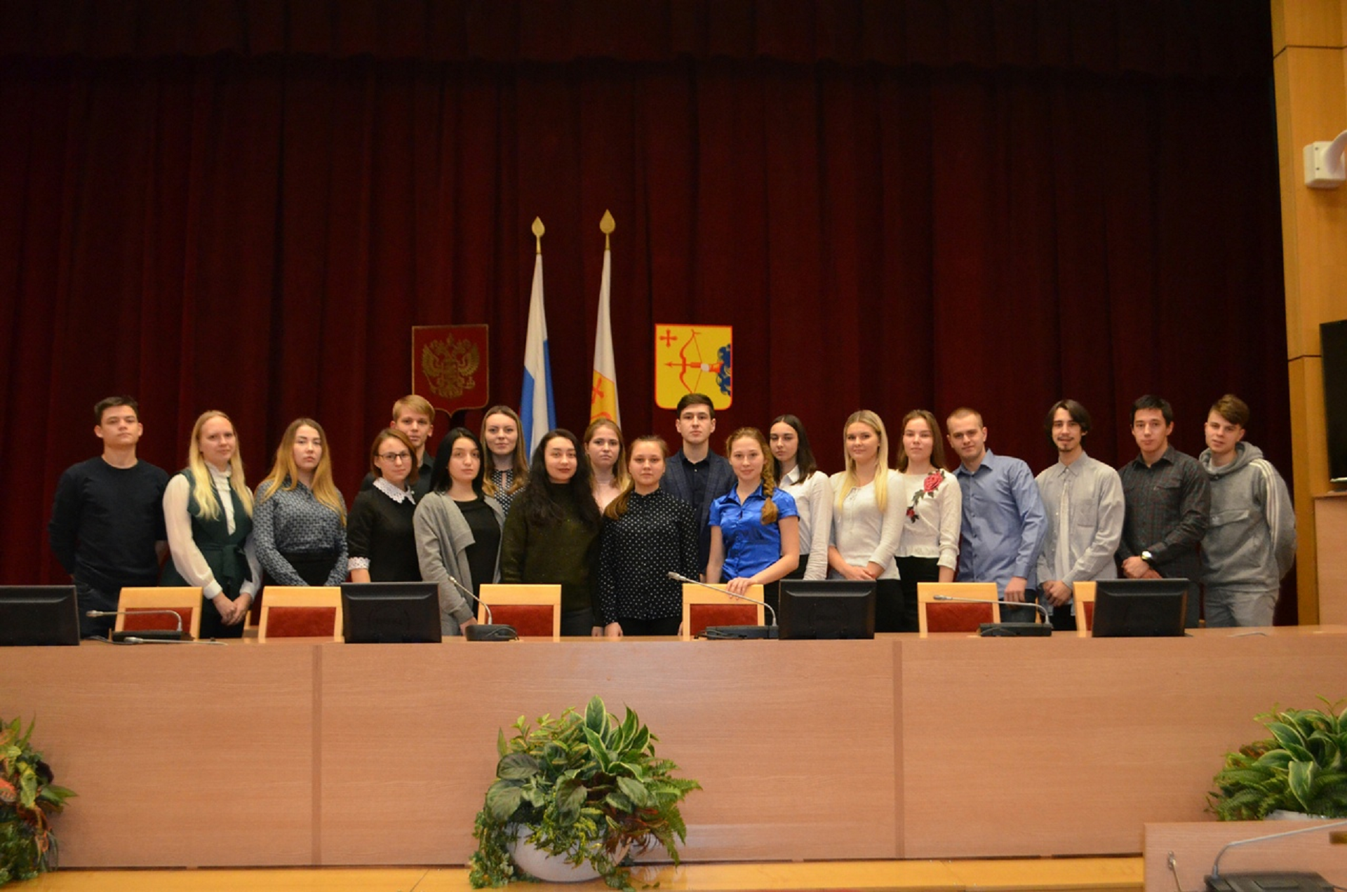 Студенты ВятГУ – гости Законодательного Собрания Кировской области