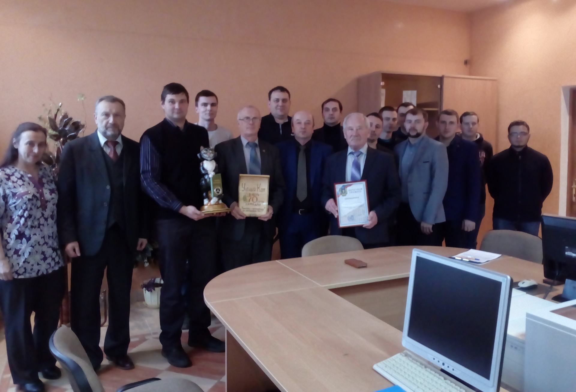 Сотрудники и студенты ВятГУ поздравили белорусских коллег с юбилеем