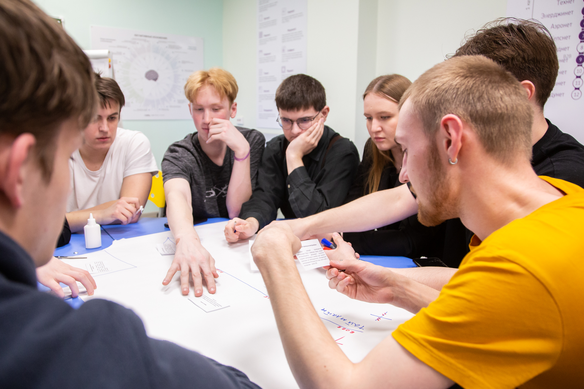 В «Точке кипения» ВятГУ кировские студенты рисовали портрет современного предпринимателя, прогнозировали тренды до 2035 года, создавали «карты будущего», а на их основе – собственные бизнес-идеи