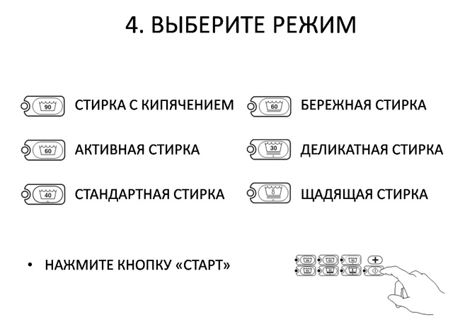 Инструкция по стирке