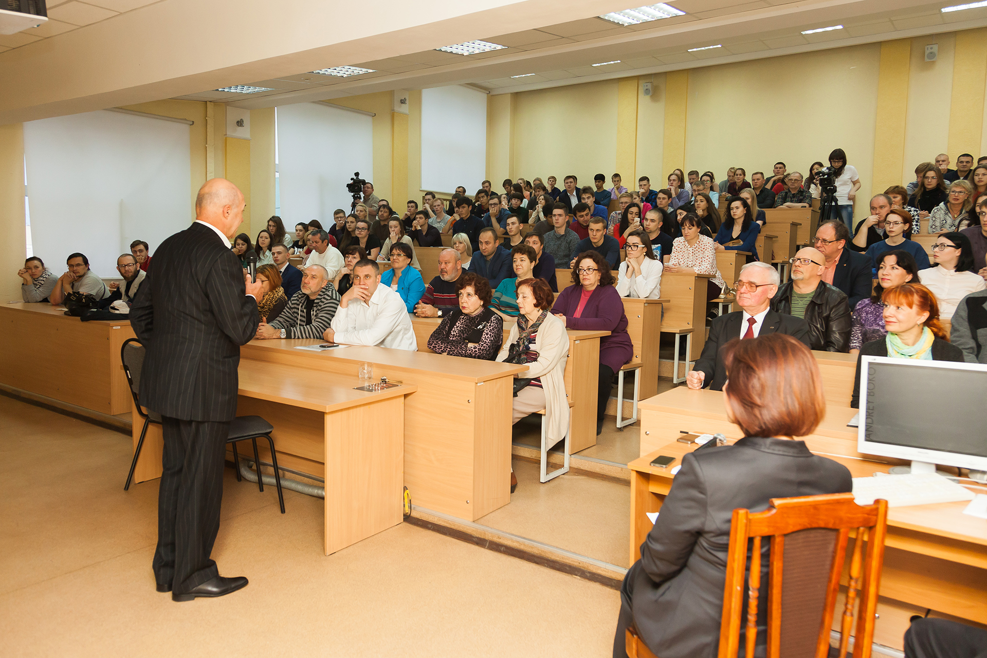 Лекция  в Политехническом